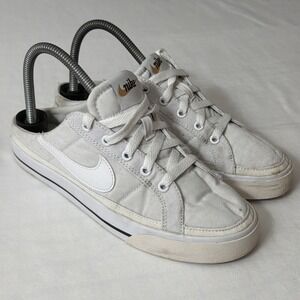 Nike Court Legacy Mule White Slip on Sneaker Women's Size 7.5 Gym Fit Cute Shoes